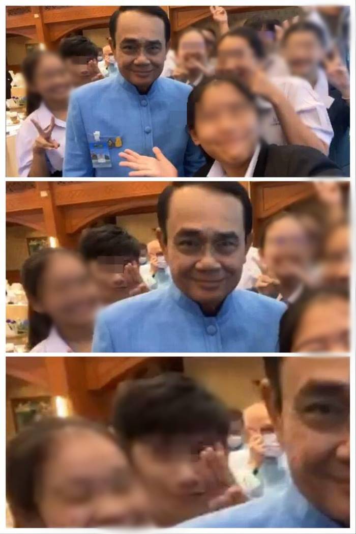 ชู 3 นิ้ว ใส่บิ๊กตู่