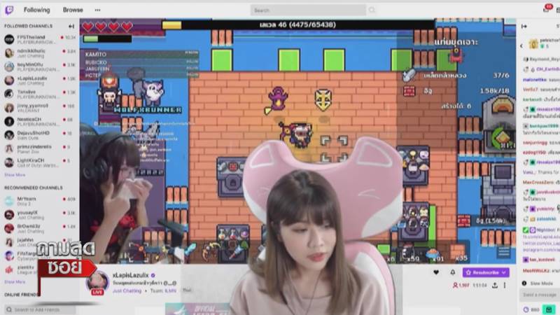 ลวนลามสตรีมเมอร์