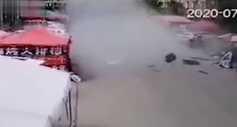 แก๊สระเบิดร้านอาหาร