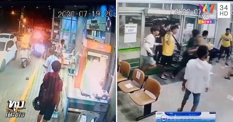 ยกพวกตีกันโรงพยาบาล