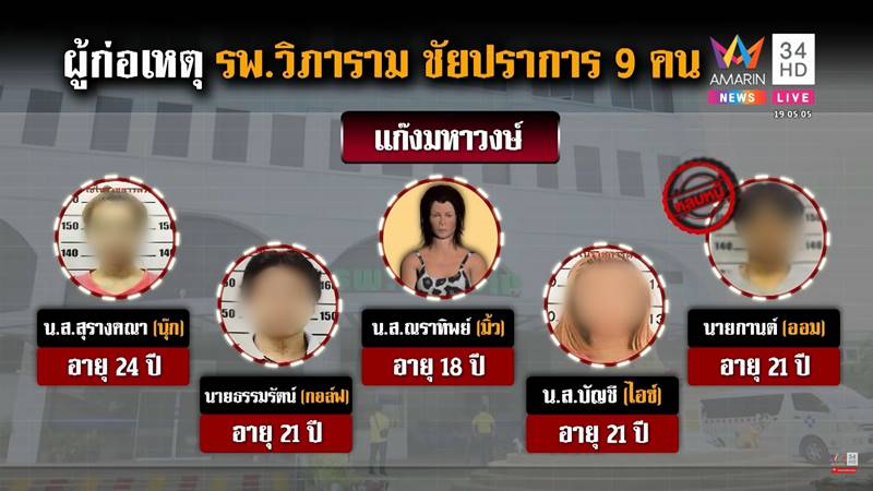 ยกพวกตีกันโรงพยาบาล