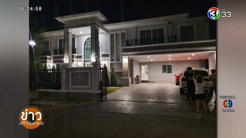 แก๊งโจรยกเค้าบ้านหรู