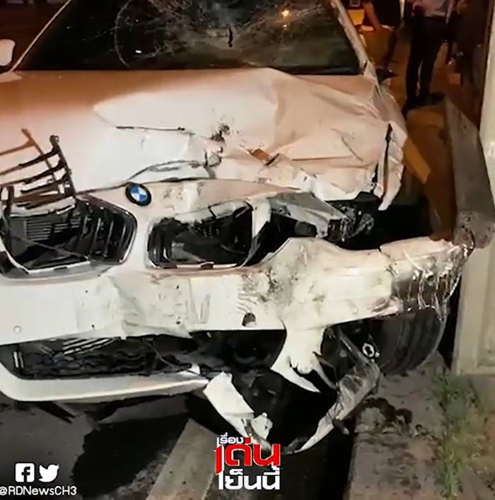 BMW ชนแล้วหนี