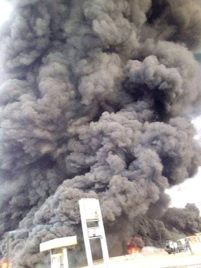 รถน้ำมันระเบิด