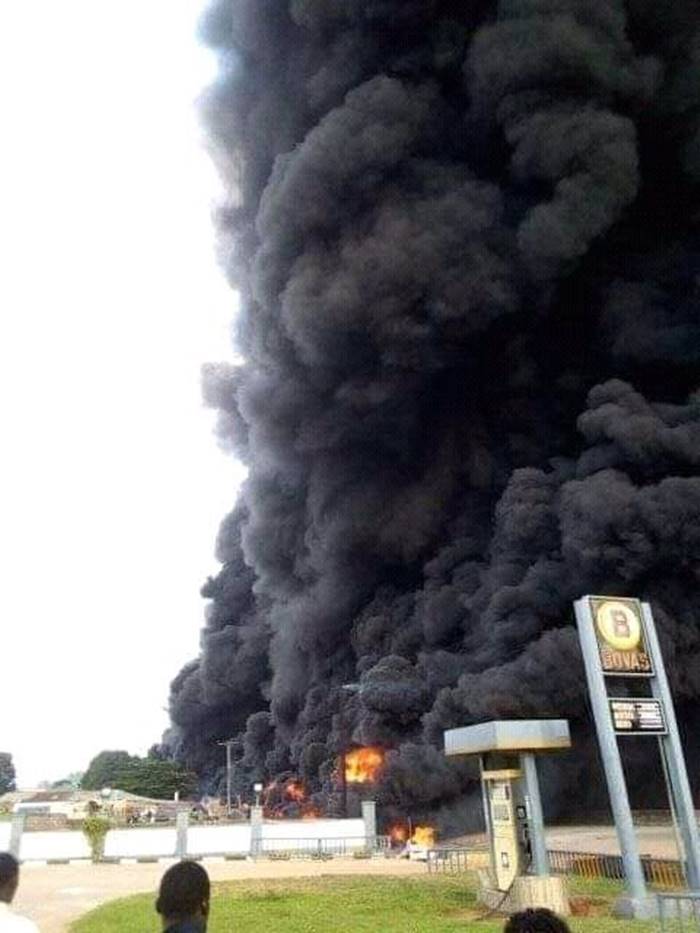 รถน้ำมันระเบิด