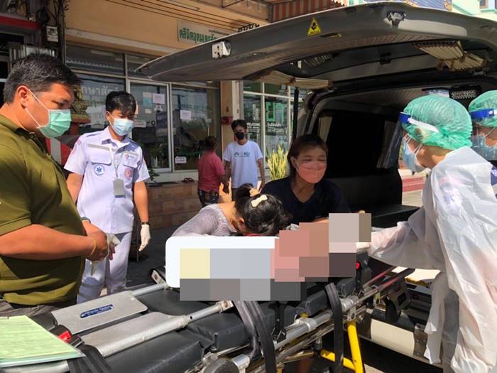 ลิฟต์หนีบตาย