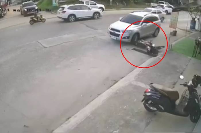 ฝรั่งชนแล้วหนี