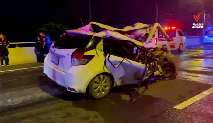 นายแบบขับรถชนตาย