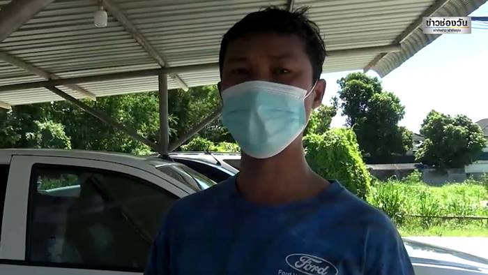 รถลืมใส่เบรกมือ