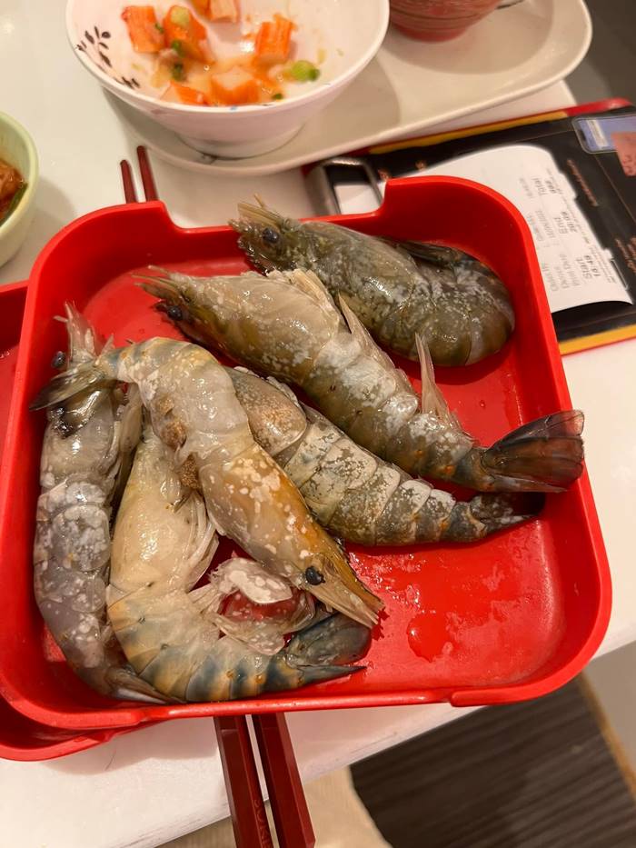 บุฟเฟ่ต์, กุ้งแม่น้ำ