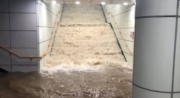 เกาหลีใต้น้ำท่วม