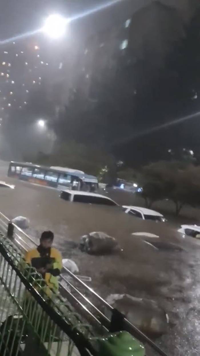 เกาหลีใต้น้ำท่วม