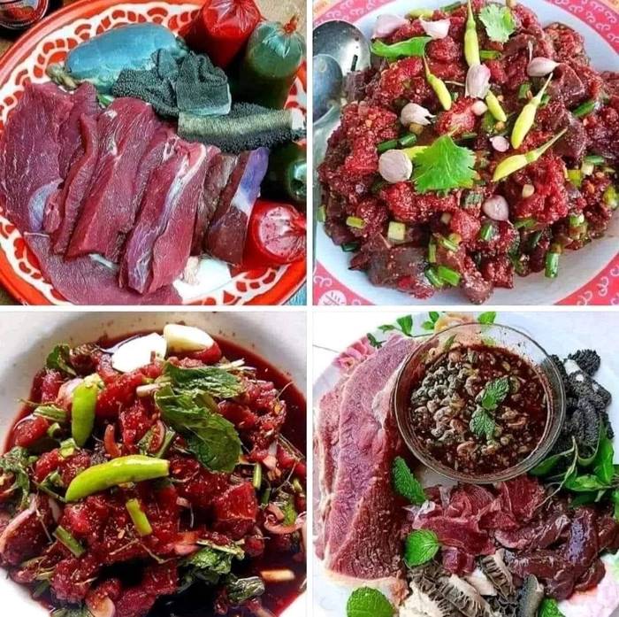 ซอยจุ๊, ลาบดิบ