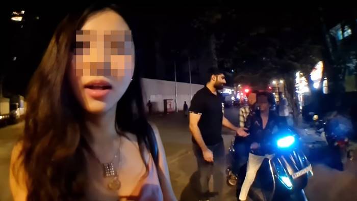 ลวนลามผู้หญิง