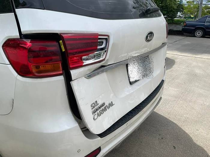 คาร์ซีท, รถชน