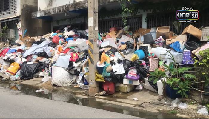 เก็บขยะ