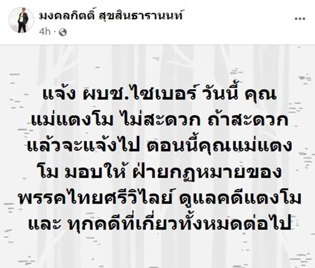 ทนายเดชา, แม่แตงโม