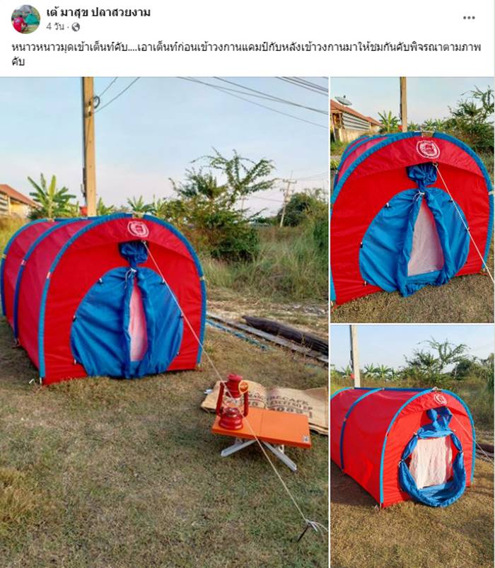 กางเต็นท์