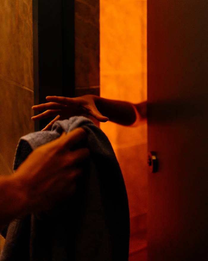 ติดในห้องน้ำ