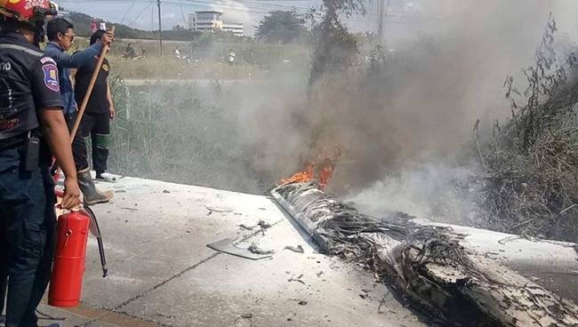 เครื่องบินเล็กตกที่สนามบินเกษตรศาสตร์