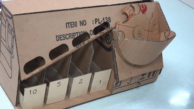 เด็ก ป.3 ประดิษฐ์เครื่องแยกเหรียญอัตโนมัติ