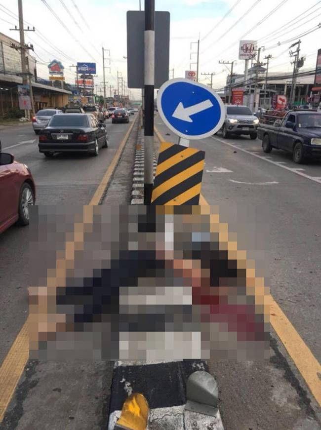  หนุ่มซิ่งบิ๊กไบค์เสียหลัก