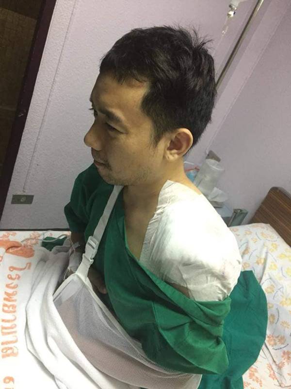 สาวลงแท็กซี่ไม่ระวัง