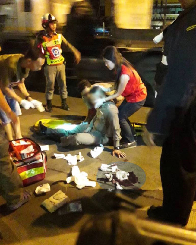 บิ๊กไบค์ชนตำรวจ