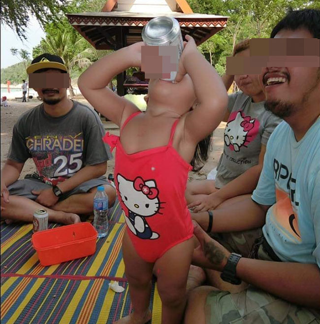 เด็กกินเบียร์