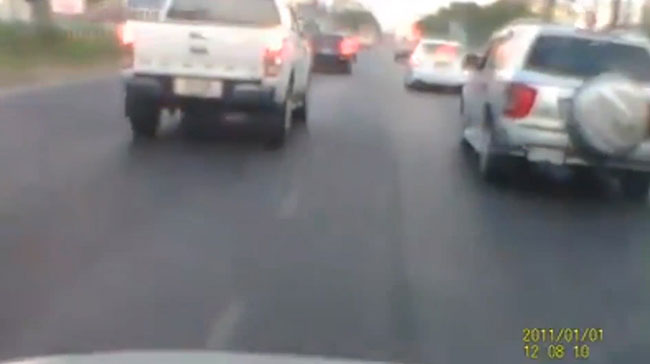 รถติดแก๊สระเบิด