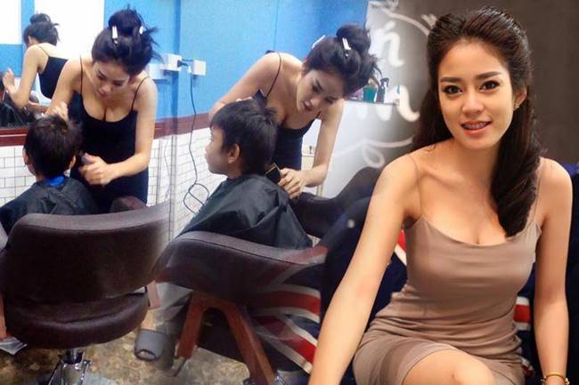 น้องทราย ช่างตัดผมเซ็กซี่