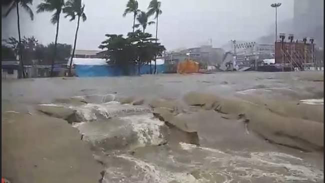 พายุฤดูร้อนถล่มพัทยา