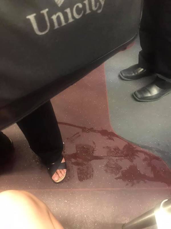 ฉี่ในรถไฟฟ้า