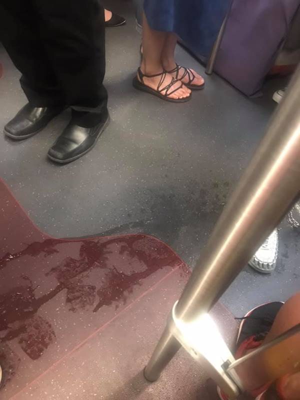 ฉี่ในรถไฟฟ้า