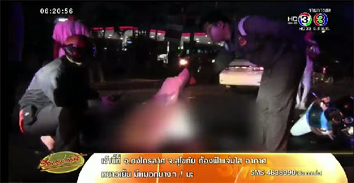 สลด ! หนูน้อยวัย 8 ขวบถูกรถบรรทุก 6 ล้อ ทับกระโหลกแตกกลางถนน