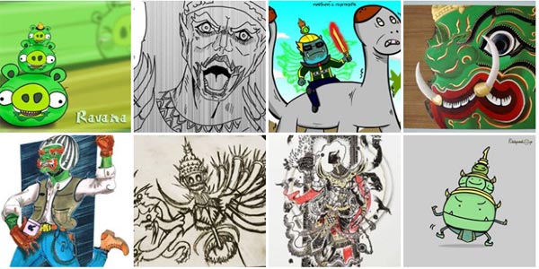 เพจดราม่า จัดเต็ม ชวนประกวดแฟนอาร์ต ทศกัณฐ์