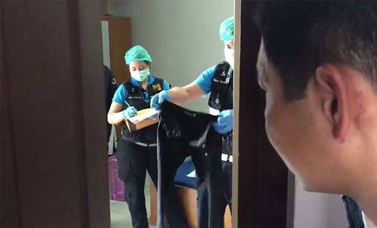 บุกค้นห้องไบรท์ มือไขควงแทงน้องปอนด์ เจอคราบเลือดติดกางเกง