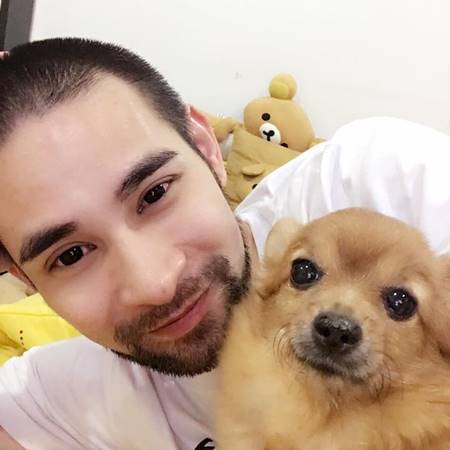 หนุ่มเศร้าสุนัขที่รักจากไป