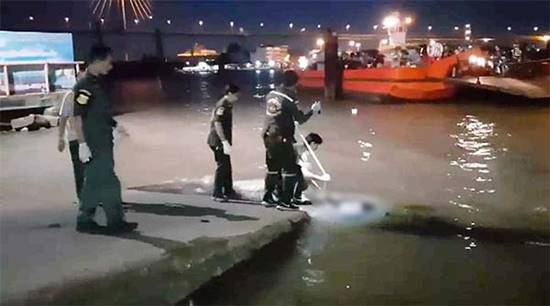 พบศพคนงานลอยติดฝั่งแม่น้ำเจ้าพระยา