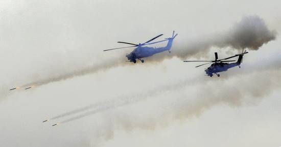 เฮลิคอปเตอร์ทหารรัสเซีย