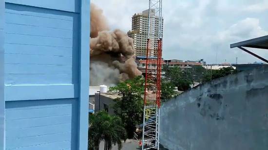 หม้อแปลงหลังโรงพยาบาลเมืองพัทยาระเบิด  