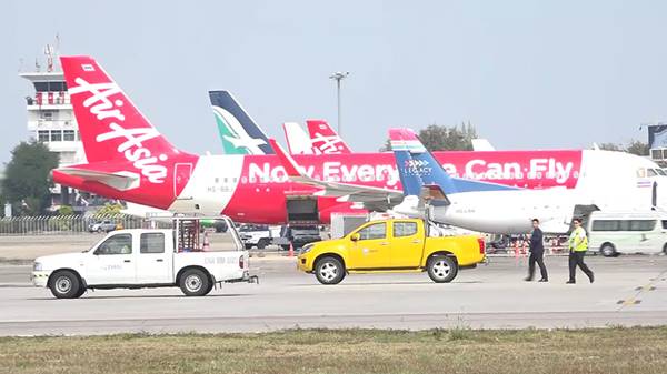 สนามบินเชียงใหม่ ยกเลิก 35 เที่ยวบิน