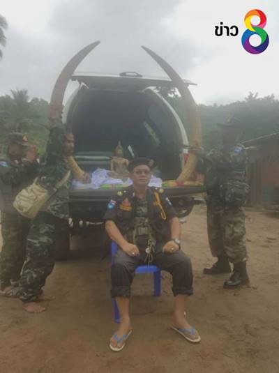 งาช้างแกะสลักอายุ 400 ปี