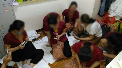 หมดนวดในจีน