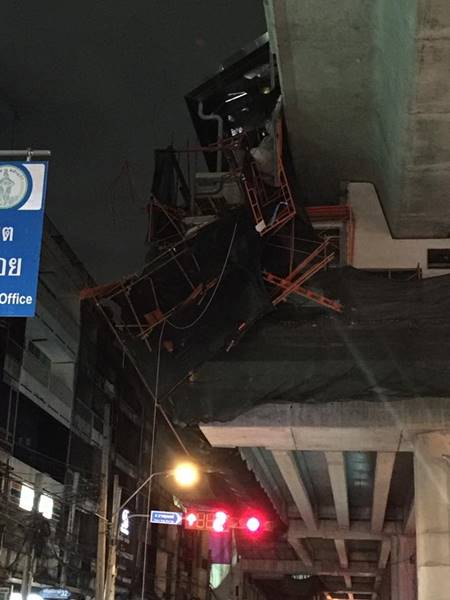 จุดก่อสร้างรถไฟฟ้าสายสีน้ำเงิน