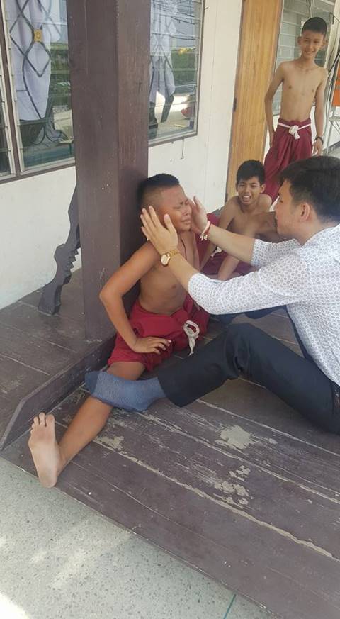 เด็กเรียนโขนต้องอดทน