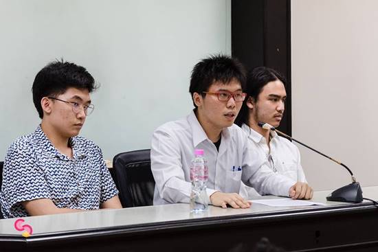 เนติวิทย์ แถลงขอรับน้องจุฬาฯ ไม่รุนแรง