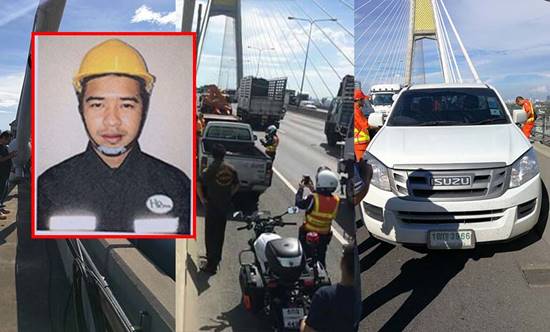 พนักงานบริษัท จอดรถทิ้งบนสะพานกาญจนาภิเษก โดดแม่น้ำเจ้าพระยาจมหาย