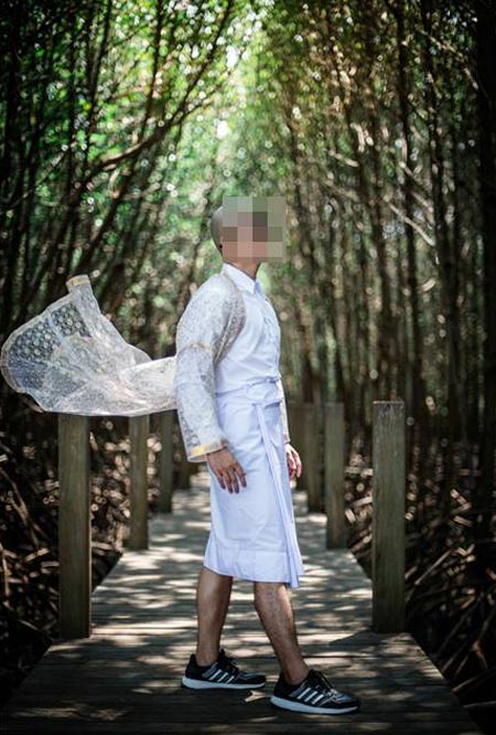 นาคหนุ่ม ถ่ายภาพ พรีอุปสมบท ก่อนบวชจริง เจอจวกนี่งานบวช ไม่ใช่งานแต่ง