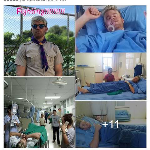 ดราม่าแรง ครูฝรั่งในไทย ไส้ติ่งแตก